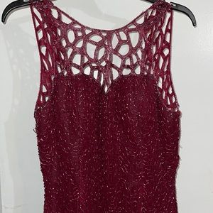 Maroon Dress